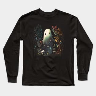 Ghost and plants Long Sleeve T-Shirt